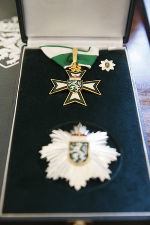 In der Aula der Alten Universität wurden die Landeshauptleute Michael Häupl, Erwin Pröll und Josef Pühringer mit dem Großen Goldenen Ehrenzeichen des Landes Steiermark mit dem Stern geehrt.