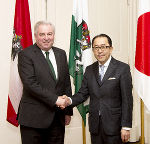 LH Schützenhöfer empfing den japanischen Botschafter Kiyoshi Koinuma in der Grazer Burg © steiermark.at/Streibl; bei Quellenangabe honorarfrei