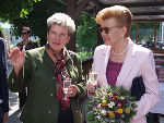 Die Staatspräsidentin der Republik Lettland, Univ. Prof. Dr. Vaira Vike-Freiberga mit Landeshauptmann Waltraud Klasnic. Foto: Gerhard Dusek 