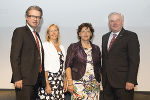 Gesundheitslandesrat Christopher Drexler, StGKK-Obfrau Verena Nussbaum, Landesrätin Ursula Lackner, Landeshauptmann Hermann Schützenhöfer (v.l.) ©      