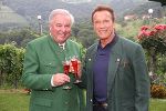 LH Schützenhöfer mit Ehrenringträger Schwarzenegger