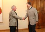 LH Hermann Schützenhöfer und der neue Landesjägermeister Franz Mayr-Melnhof-Saurau