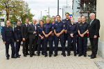 Bundesminister Sobotka, Landeshauptmann Schützenhöfer, Bürgermeister Nagl und Landespolizeidirektor Ortner mit Polizistinnen und Polizisten der Polizeiinspektion Lendplatz Bundesminister Sobotka, Landeshauptmann Schützenhöfer, Bürgermeister Nagl und Landespolizeidirektor Ortner mit Polizistinnen und Polizisten der Polizeiinspektion Lendplatz