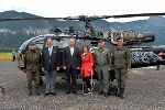 LH Schützenhöfer, LR Kamps und NAbg. Pendl mit höchsten Vertretern des Österreichischen Bundesheeres anlässlich der heutigen Jubiläumsfeier