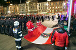 Die Flaggenparade am Vorabend des Nationalfeiertag ist mittlerweile Tradition in der Steiermark