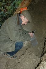 Professor Andrei Grachev von der Russischen Akademie der Wissenschaften untersuchte die K/T Grenzschicht im Naturpark Steirische Eisenwurzen. 