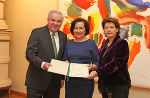 Landeshauptmann Hermann Schützenhöfer (l.) und Bildungslandesrätin Ursula Lackner (r.) mit der neuen steirischen Bildungsdirektorin Elisabeth Meixner in der Grazer Burg © steiermark.at/Janderka; bei Quellenangabe honorarfrei