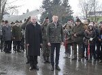 Landeshauptmann Schützenhöfer und Verteidigungsminister Mario Kunasek bei der Angelobungsfeier im Fliegerhorst Hinterstoisser © Österreichisches Bundesheer/Pusch; bei Quellenangabe honorarfrei