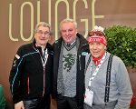 Klaus Leistner, Hermann Schützenhöfer und Peter Schröcksnadel (v.l.) fieberten dem ersten Durchgang des Weltcup-Skifliegens entgegen. © Gepa pictures/Oberländer; bei Quellenangabe honorarfrei Klaus Leistner, Hermann Schützenhöfer und Peter Schröcksnadel (v.l.) fieberten dem ersten Durchgang des Weltcup-Skifliegens entgegen.