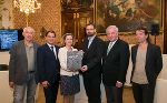 Rigerl, Schickhofer, Vollath, Lamprecht, Schützenhöfer, Halbrainer (v.l.) bei der Buchpräsentation im Landhaus. © Robert Frankl; bei Quellenangabe honorarfrei Rigerl, Schickhofer, Vollath, Lamprecht, Schützenhöfer, Halbrainer (v.l.) bei der Buchpräsentation im Landhaus.