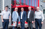 Lokalaugenschein in Lebring: Ausbildungsoffizier Stephan Semler, Landesfeuerwehrkommandant Albert Kern, LH-Stv. Michael Schickhofer, Landesfeuerwehrkommandant-Stv. Reinhard Leichtfried und Schulleiter Gerhard Grain (v.l.) © Bilder: LFV/Meier; Verwendung bei Quellenangabe honorarfrei Lokalaugenschein in Lebring: Ausbildungsoffizier Stephan Semler, Landesfeuerwehrkommandant Albert Kern, LH-Stv. Michael Schickhofer, Landesfeuerwehrkommandant-Stv. Reinhard Leichtfried und Schulleiter Gerhard Grain (v.l.)