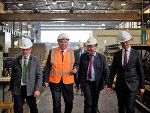 Besuch in der Maschinenfabrik Liezen: LH Hermann Schützenhöfer mit der Firmenleitung. © alle Bilder: Land Steiermark/Steinegger; Verwendung bei Quellenangabe honorarfrei