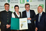 Rubrik Anwendung/Brauerei Murau: Kurt Woitischek (Murauer Stadtwerke), Irina Wind und Josef Rieberer (Brauerei Murau), Rubrikpate Christian Purrer (Energie Steiermark) (v.l.)