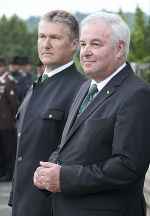 Den rund 160 angelobten Rekrutinnen und Rekruten dankte der Landeshauptmann für die wesentliche Verantwortung, die sie für unser Land übernehmen. © Österreichisches Bundesheer/Wolfgang Grebien; bei Quellenangabe honorarfrei Den rund 160 angelobten Rekrutinnen und Rekruten dankte der Landeshauptmann für die wesentliche Verantwortung, die sie für unser Land übernehmen.