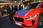 Steirer-Delegation in der Brüssler Autoworld: LH Hermann Schützenhöfer, LR Christopher Drexler, LH-Stv. Michael Schickhofer und LR Barbara Eibinger-Miedl (v.l.)