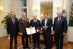 Verleihung der Preise für "Feuerwehrfreundliche Arbeitgeber" am 15. November 2018 im Weißen Saal der Grazer Burg: Firma Pankl aus dem Bezirk Bruck-Mürzzuschlag.