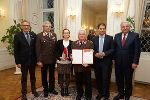 Verleihung der Preise für "Feuerwehrfreundliche Arbeitgeber" am 15. November 2018 im Weißen Saal der Grazer Burg: Firma Fuchshofer aus dem Bezirk Deutschlandsberg.