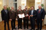 Verleihung der Preise für "Feuerwehrfreundliche Arbeitgeber" am 15. November 2018 im Weißen Saal der Grazer Burg: Firma Gremsl aus dem Bezirk Hartberg-Fürstenfeld.