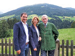 Forum Alpbach 2018: LH-Stv. Michael Schickhofer mit Kärntens LH-Stv. Gaby Schaunig und Vizekanzler a.D. Hannes Androsch (v.l.)