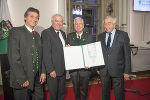 Josef Krainer, LH Hermann Schützenhöfer, Franz Küberl und Gedenkwerkpräsident Gerald Schöpfer. © Foto Fischer