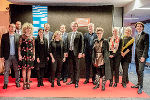 Dieter Szorger (BL), Johannes Nussbaumer (OÖ), Melanie Wiener (Tirol), Pia Bayer (BL), Peter Minichshofer (OÖ), Pia Wiesauer (OÖ), Gerhard Gaigg (OÖ), LR Christopher Drexler, Martin Grüneis (NÖ), Heirdurn Primas (Forum Stadtpark), Eva Veichtlbauer (SZB.) Brigitte Bidovec (diagonale) und Patrick Schnabl (AL der Abt. 9) trafen sich in Graz (v.l.)