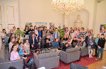 Schülerinnen und Schüler der Volksschule Anger sowie aus der ungarischen Partnerschule der VS Anger waren heute zu Besuch bei LH-Stv. Schickhofer. © Land Steiermark/Stolz; bei Quellenangabe honorarfrei