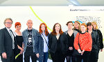 LR Christopher Drexler, Christiane Kada, Michael Fanta, Elisabeth Gschiel, Kate Howlett-Jones, Coline Robin, Katharina Kocher-Lichem, Veronika Eberhart, Marlene Hausegger und Roswitha Grill bei der Eröffnung (v.l.) 