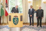 Josef Happer und Georg Tropper erhielten die Goldene Medaille für Verdienste um die Republik. 