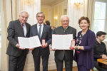 LH Schützenhöfer, Josef Happer, Georg Tropper und LR Lackner (v.l.)