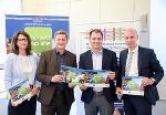 Club International CEO Veronika Wolf, Bgm. Kurt Wallner, LH-Stv. Michael Schickhofer und Jochen Werderitsch, Geschäftsführer des Regionalmanagement Obersteiermark Ost präsentierten gemeinsam die Meilensteine des neuen Projekts.  ©      