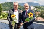 Die Landesräte Anton Lang und Johann Seitinger sichern die Förderung von steirischen Biomasseanlagen. © steiermark.at/Streibl: honorarfrei bei Quellenangabe Die Landesräte Anton Lang und Johann Seitinger sichern die Förderung von steirischen Biomasseanlagen.