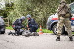 Polizei und Bundesheer trainieren den gemeinsamen Einsatz. © steiermark.at/Streibl; Verwendung bei Quellenangabe honorarfrei Polizei und Bundesheer trainieren den gemeinsamen Einsatz.