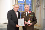 Herbert Schreiner aus Söding wurde mit der Goldenen MEdaille für Verdienste um die Republik ausgezeichnet. 