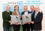 Bgm. Ernst Fischbacher, LR Barbara Eibinger-Miedl, LR Anton Lang, Organisationsteam-Chef Alois Stadlober und Skiverbands-Vizepräsident Karl Fischbacher (v.l.) präsentierten in Graz das Programm für den FIS-Weltcup kurz vor Weihnachten. © Bilder: steiermark.at/Streibl; Verwendung bei Quellenangabe honorarfrei Bgm. Ernst Fischbacher, LR Barbara Eibinger-Miedl, LR Anton Lang, Organisationsteam-Chef Alois Stadlober und Skiverbands-Vizepräsident Karl Fischbacher (v.l.) präsentierten in Graz das Programm für den FIS-Weltcup kurz vor Weihnachten. © Bilder: steiermark.at/Streibl; Verwendung bei Quellenangabe honorarfrei