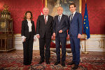 Die Angelobung erfolgte im Beisein von Bundeskanzlerin Brigitte Bierlein sowie Bundeskanzler a.D. Sebastian Kurz. Die Angelobung erfolgte im Beisein von Bundeskanzlerin Brigitte Bierlein sowie Bundeskanzler a.D. Sebastian Kurz.