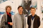 Anna Thaller, Klaus Gmoser und Johannes Rauchenberger bei der Eröffnung der Ausstellung