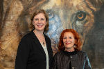 LR Barbara Eibinger-Miedl und Tierwelt-Chefin Doris Wolkner-Steinberger freuen sich auf eine Öffnung der Tierwelt Herberstein © Foto: Harry Schiffer; bei Quellenangabe honorarfrei LR Barbara Eibinger-Miedl und Tierwelt-Chefin Doris Wolkner-Steinberger freuen sich auf eine Öffnung der Tierwelt Herberstein