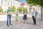 Christian Gejer, Safty & Health Manager der Brau Union Österreich AG; Bianca Heppner vom Gesundheitsfonds Steiermark; Gesundheitslandesrätin Juliane Bogner-Strauß; Erich Riegler, Landesobmann Steirischer Blasmusikverband; stellten die Toolkits vor. © Land Steiermark/Streibl; Nutzung bei Quellenangabe honorarfrei Christian Gejer, Safty & Health Manager der Brau Union Österreich AG; Bianca Heppner vom Gesundheitsfonds Steiermark; Gesundheitslandesrätin Juliane Bogner-Strauß; Erich Riegler, Landesobmann Steirischer Blasmusikverband; stellten die Toolkits vor.