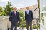 Landeshauptmann Hermann Schützenhöfer begrüßte den neuen IV-Steiermark Präsidenten Stefan Stolitzka in der Grazer Burg. ©      