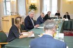 Das Treffen fand im Weißen Saal der Grazer Burg statt. Das Treffen fand im Weißen Saal der Grazer Burg statt.
