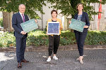 LR Johann Seitinger, LRin Ursula Lackner und LRin Barbara Eibinger-Miedl engagieren sich gemeinsam für den Ausbau erneuerbarer Energie in der Steiermark 