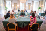 Die Corona-Ampel war zentrales Thema beim Abstimmungstermin. © Land Steiermark/Streibl; Nutzung bei Quellenangabe honorarfrei