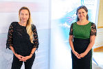 Doris Kampus (r.), Landesrätin für Soziales, Arbeit und Integration und Juliane Bogner-Strauß (l.), Landesrätin für Bildung, Gesellschaft, Gesundheit und Pflege, luden zum ersten Sozial- und Pflegegipfel in den Rittersaal des Landhauses © Bilder: Land Steiermark/Drechsler; Verwendung bei Quellenangabe honorarfrei