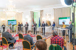 An der Präsentation des Landesbudgets 2021 nahmen alle Regierungsmitglieder und die Klubobleute der Regierungsparteien teil. © Bild: Land Steiermark/Jesse Streibl; Verwendung bei Quellenangabe honorarfrei An der Präsentation des Landesbudgets 2021 nahmen alle Regierungsmitglieder und die Klubobleute der Regierungsparteien teil.