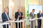 Unter der Leitung von LH Hermann Schützenhöfer fand eine Expertenrunde zum Thema COVID-19 statt. © Fotos: Land Steiermark/Foto Fischer; Nutzung bei Quellenangabe honorarfrei