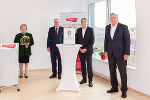 Präs. Anna Rieder, LH Hermann Schuetzenhöfer, GF Walerich Berger, GF Walter Ferk (v.l.) © Jugend am Werk; bei Quellenangabe honorarfrei