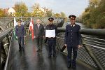 Landeshauptmann Hermann Schützenhöfer, Landespolizeidirektor Gerald Ortner und Oberst Rupert Gruber gratulierten de erfolgreichen Absolventinnen und Absolventen.