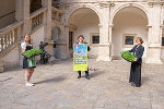 Daniela Staller (Aktion Wildblumen), Naturschutzlandesrätin Ursula Lackner, Christine Podlipnig (Aktion Wildblumen) (v.l.) © Land Steiermark/Purgstaller; bei Quellenangabe honorarfrei