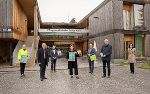 Mit dem Grazer Pflegeheim Erika Horn ein weiteres Vorzeigeprojekt bei der passathon – RACE FOR FUTURE Tour dabei. Günter Lang/Organisator passathon, LR Hans Seitinger, Franz Scheucher/Leiter Technik GGZ Stadt Graz, LRin Ursula Lackner, Gerd Hartinger/GF GGZ Stadt Graz, Wolfram Sacherer/ Direktor Wohnbaugruppe Ennstal und Birgit Schauer/Abt.l.-Stv. Technik Wohnbaugruppe Ennstal © Foto: Land Steiermark/Purgstaller; bei Quellenangabe honorarfrei