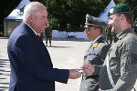 Fast 200 neue Offiziere und Unteroffiziere aus der Steiermark wurden von LH Hermann Schützenhöfer offiziell im Dienst begrüßt. © Bilder: Österreichisches Bundesheer; Verwendung bei Quellenangabe honorarfrei